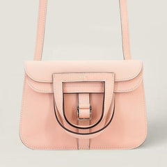 Mini 22cm Wild Rose Pink Smooth Calfskin Handbag - Arvelle Paris