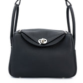 26cm Black Soft Grain Calfskin Handbag - Arvelle Paris
