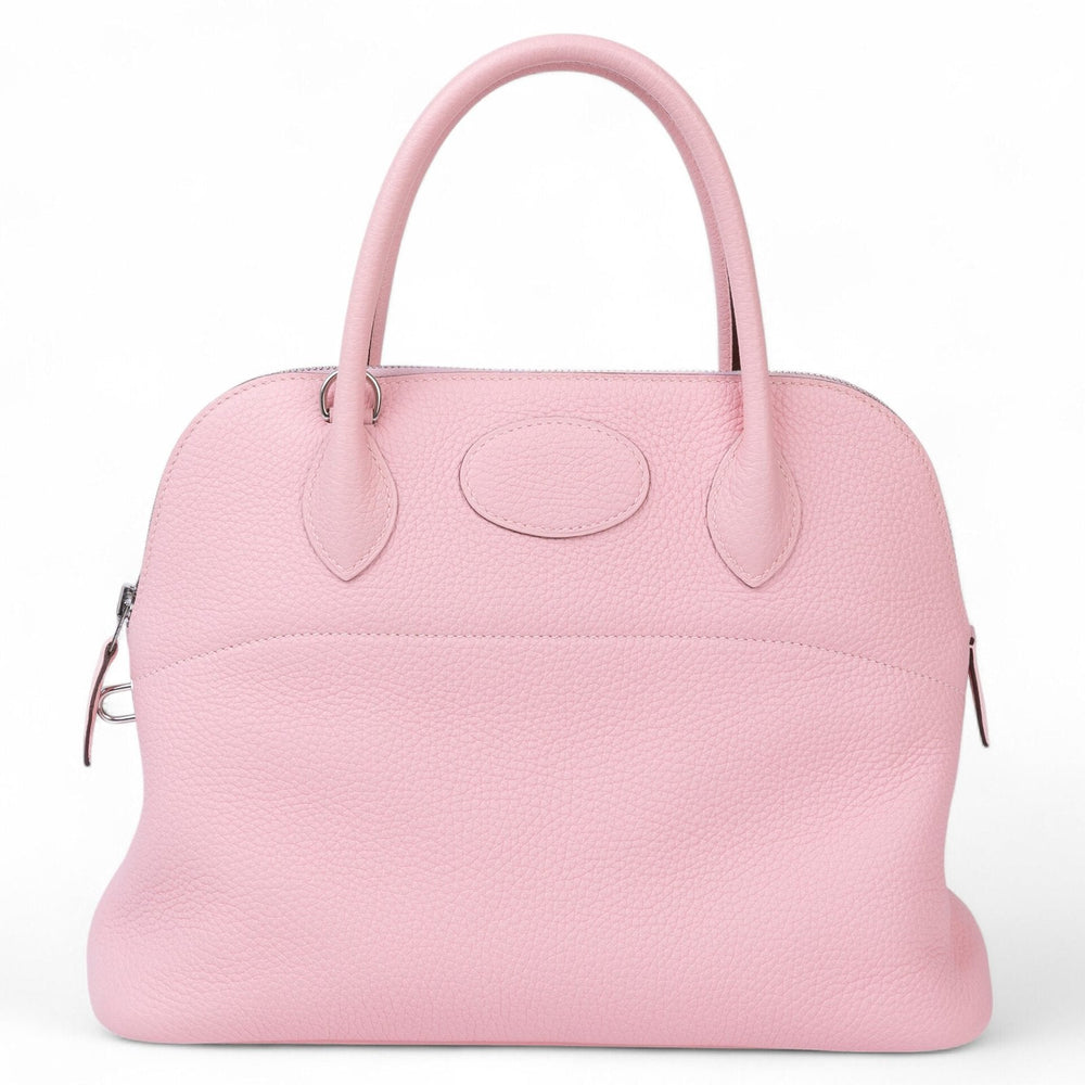 31cm Petal Pink Soft Grain Calfskin Handbag - Arvelle Paris