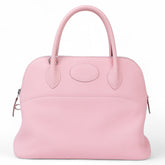 31cm Petal Pink Soft Grain Calfskin Handbag - Arvelle Paris