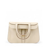 Mini Chalk White Smooth Calfskin Handbag - Arvelle Paris
