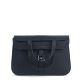 25cm Black Soft Grain Calfskin Handbag - Arvelle Paris