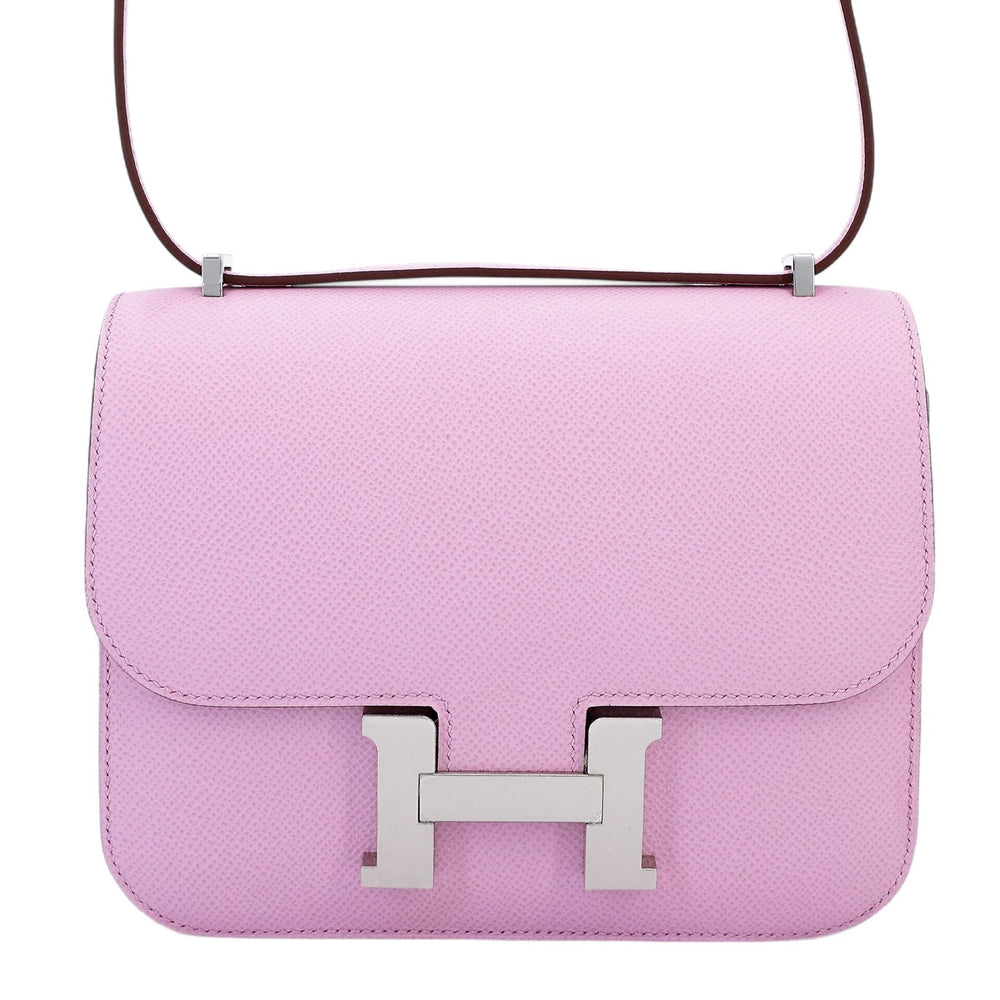 Arvelle Crossbody 19 Woodland Mauve Cross-Grain Calfskin - Arvelle Paris