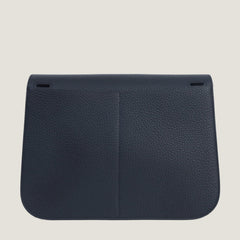 25cm Black Soft Grain Calfskin Handbag - Arvelle Paris