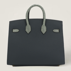 20cm Parisian Multi-Leather Handbag - Arvelle Paris