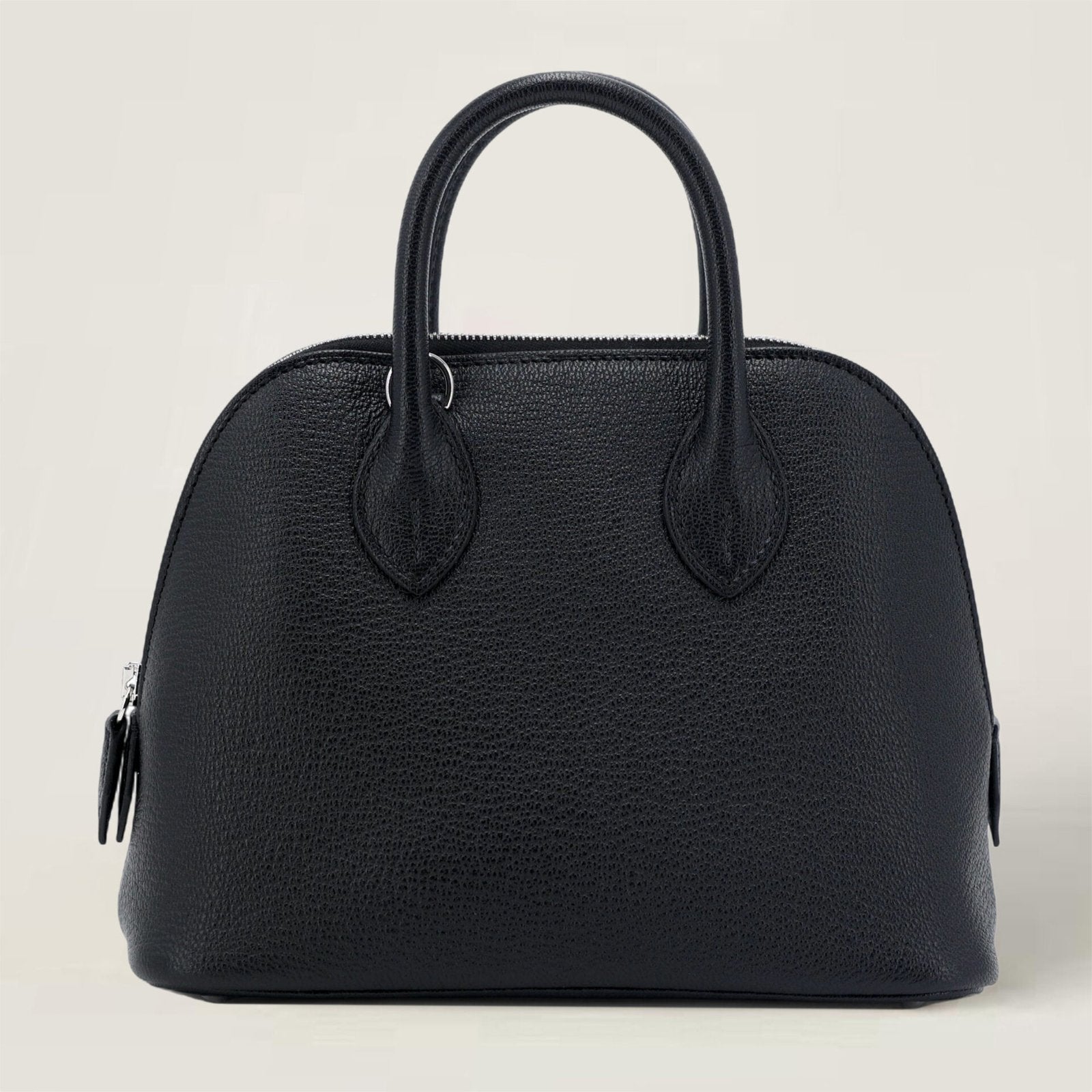 Arvelle Petite Black Fine Goatskin Handbag - Arvelle Paris