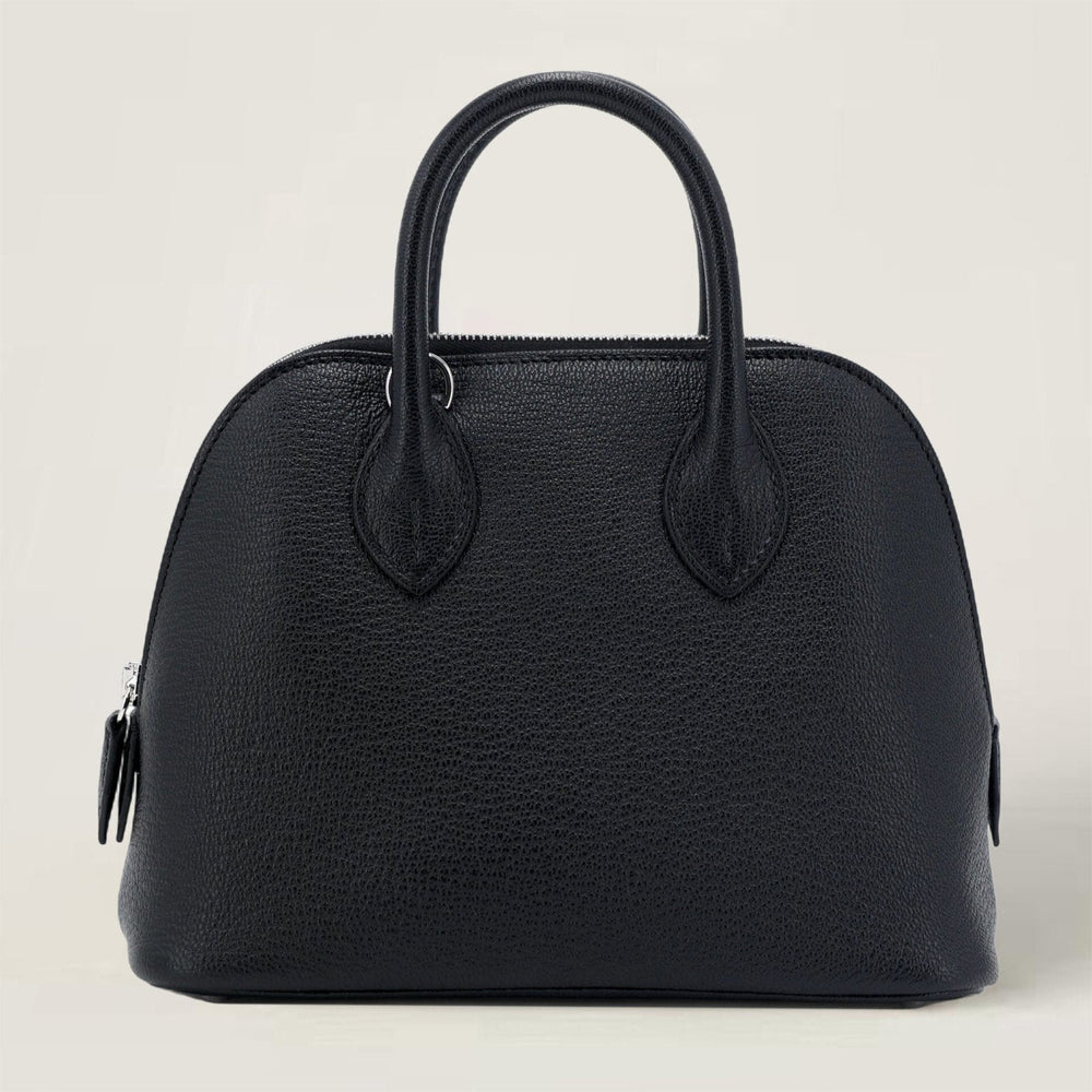 Arvelle Petite Black Fine Goatskin Handbag - Arvelle Paris