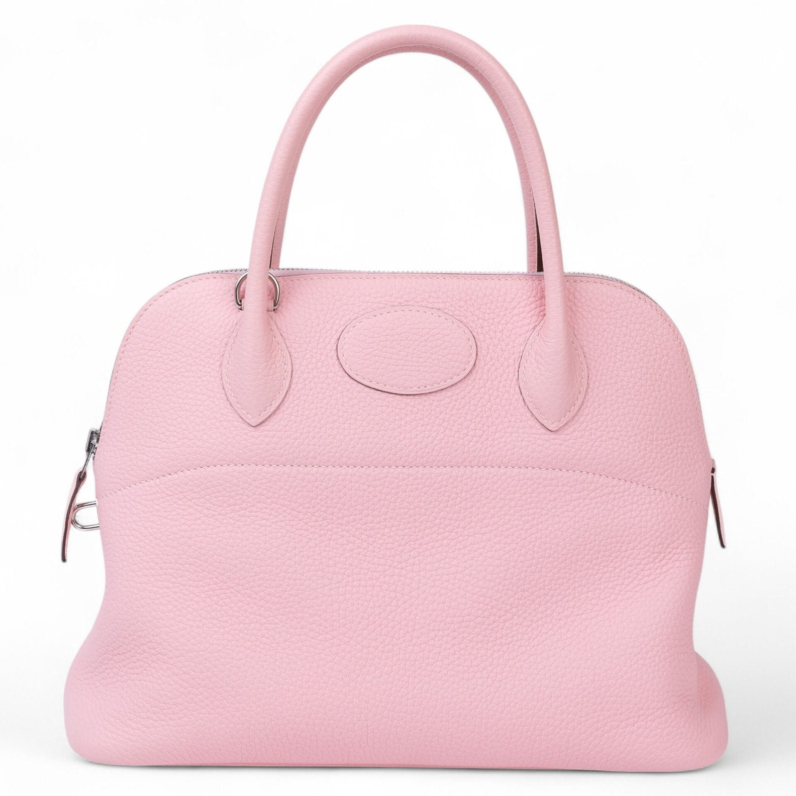 31cm Petal Pink Soft Grain Calfskin Handbag - Arvelle Paris