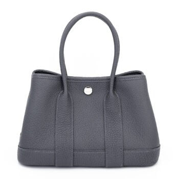 Neo 23 Ebene Ecru Beige Canvas and Negonda Leather Tote - Arvelle Paris