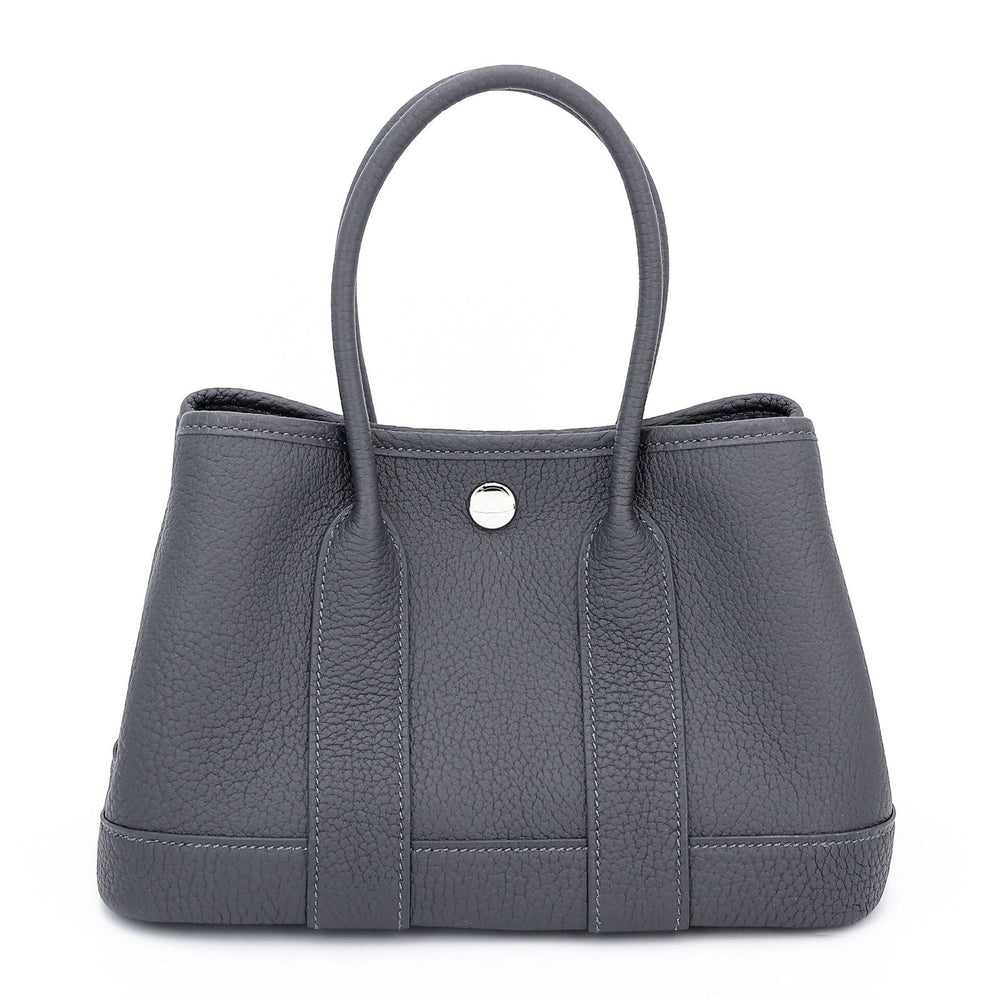 23cm Ardoise Negonda Leather Tote - Arvelle Paris