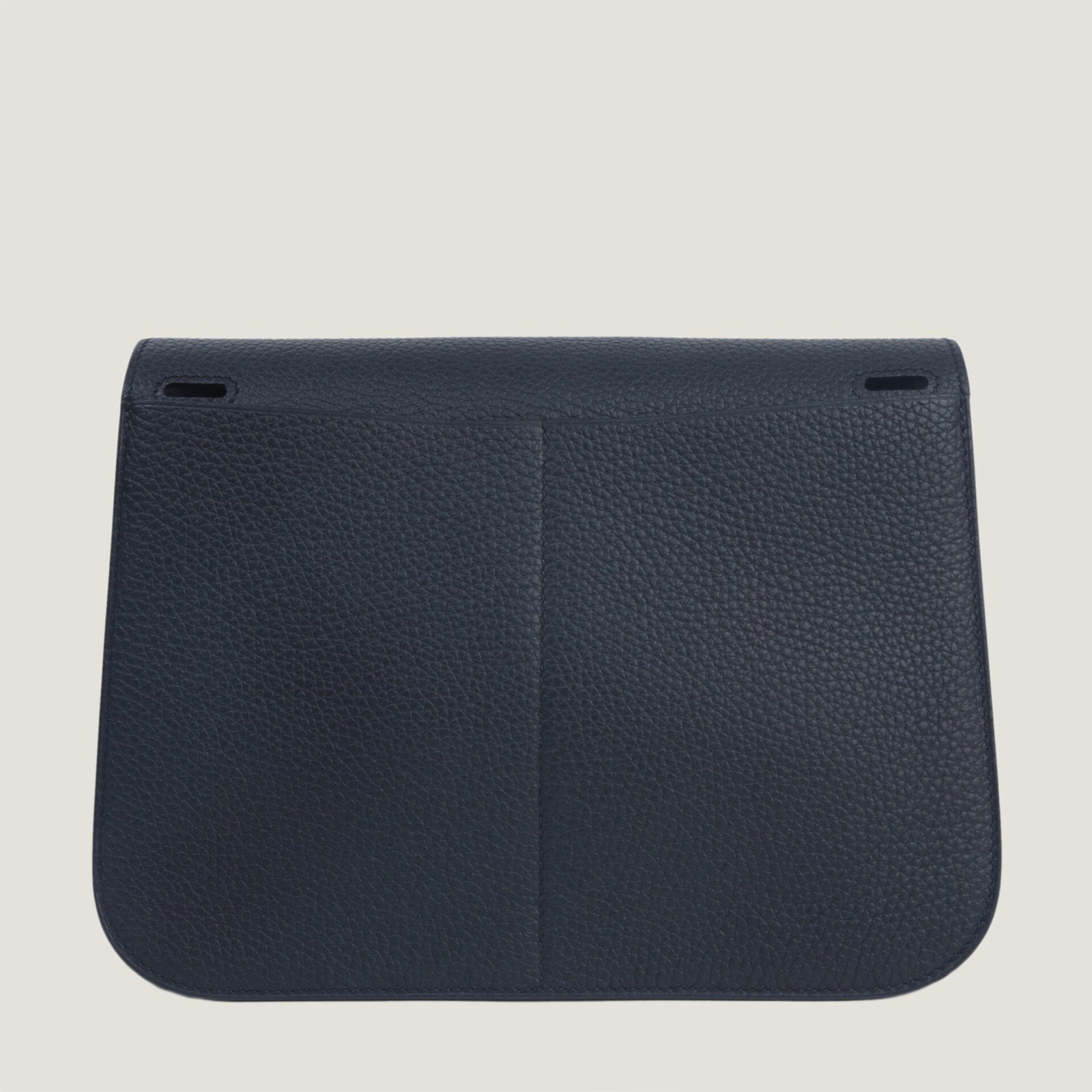 25cm Black Soft Grain Calfskin Handbag - Arvelle Paris