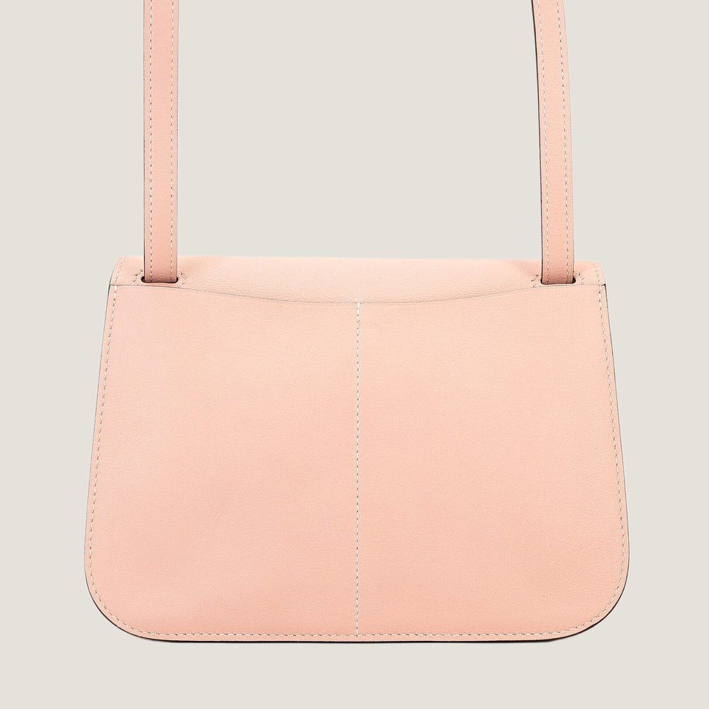 Mini 22cm Wild Rose Pink Smooth Calfskin Handbag - Arvelle Paris