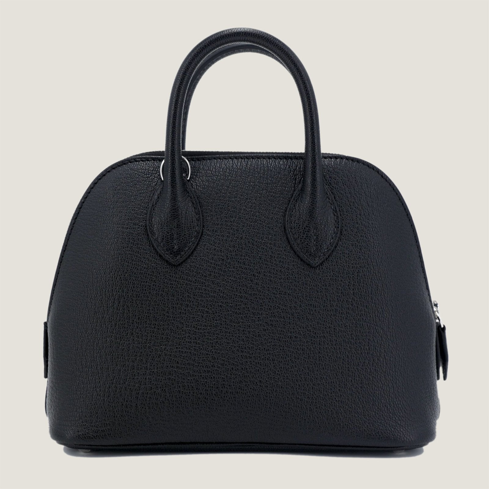 Arvelle Petite Black Fine Goatskin Handbag - Arvelle Paris