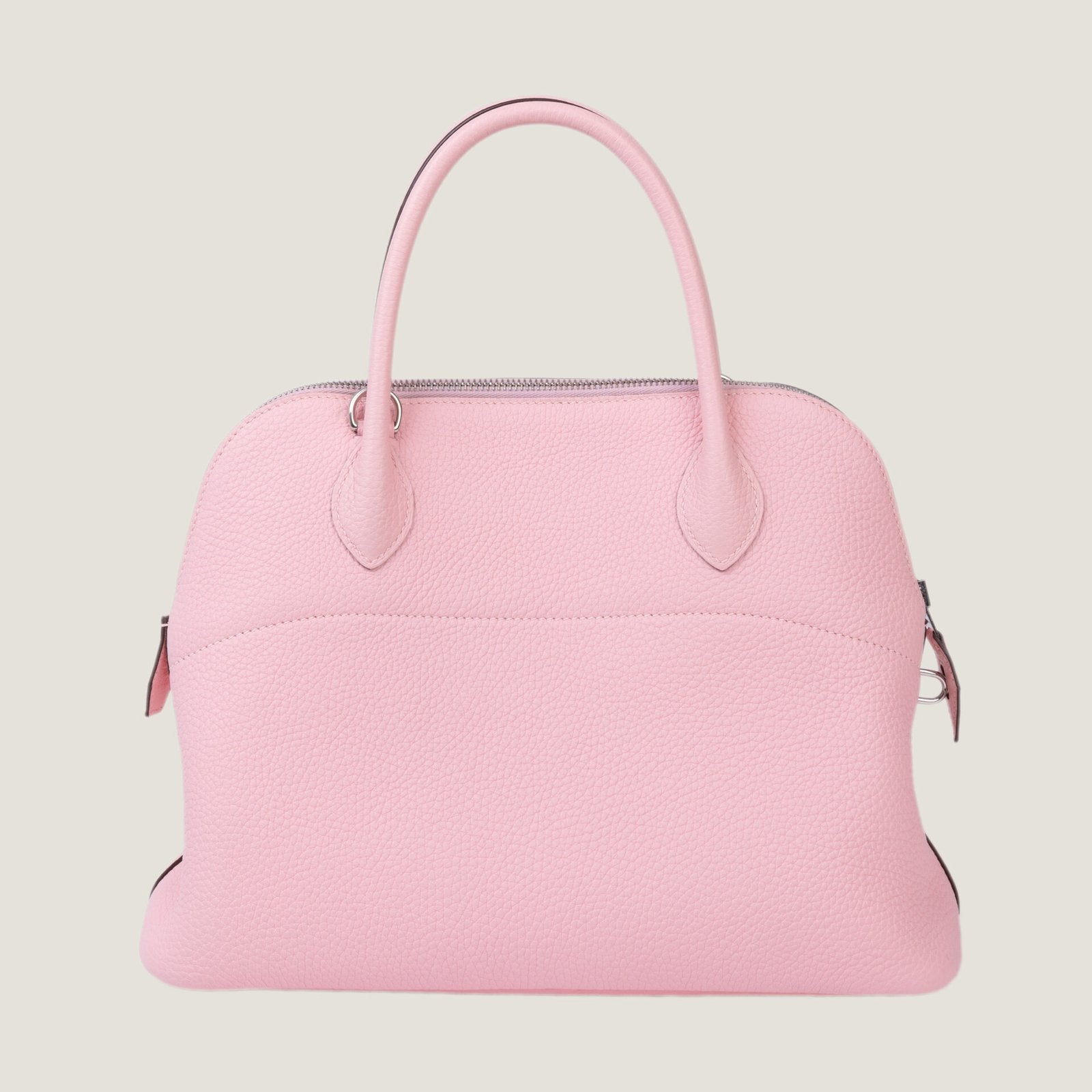 31cm Petal Pink Soft Grain Calfskin Handbag - Arvelle Paris
