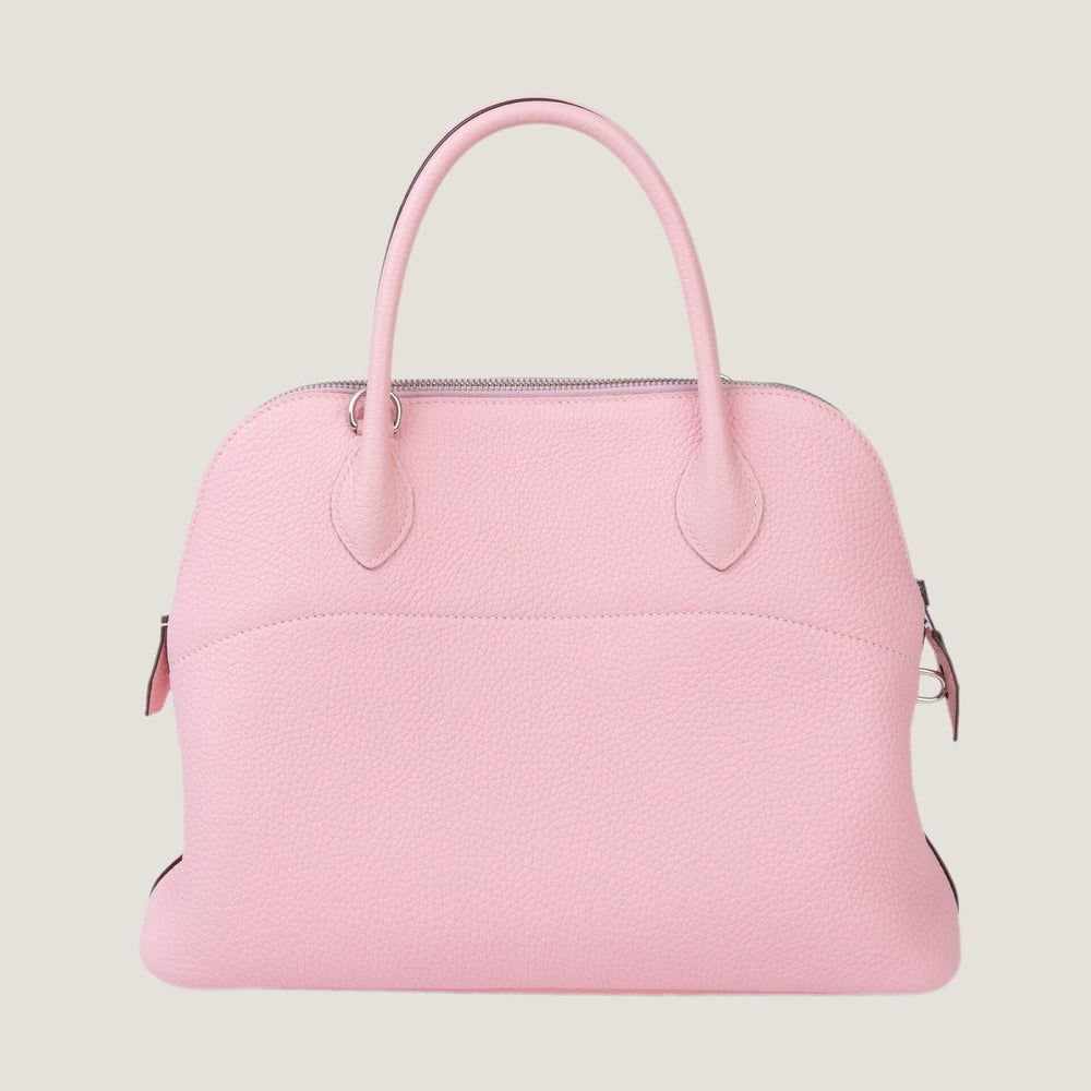 31cm Petal Pink Soft Grain Calfskin Handbag - Arvelle Paris