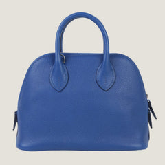 Mini 1923 Bleu France Evercolor Leather Handbag - Arvelle Paris