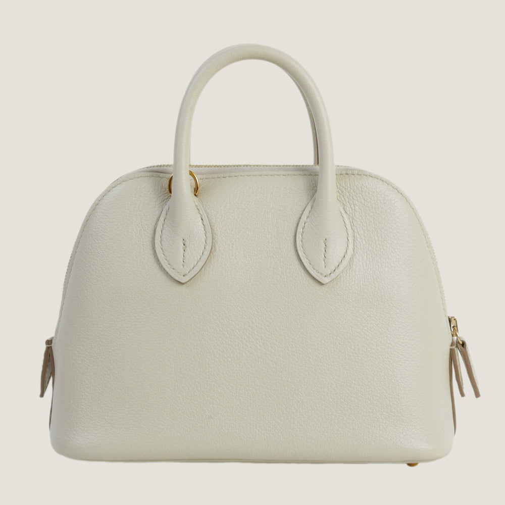 Mini Bolide 1923 Beton Evercolor Leather Handbag – Gold Hardware - ArvelleParis