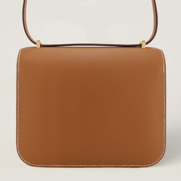 Arvelle Crossbody 19 Champagne Gold Cross-Grain Calfskin - Arvelle Paris