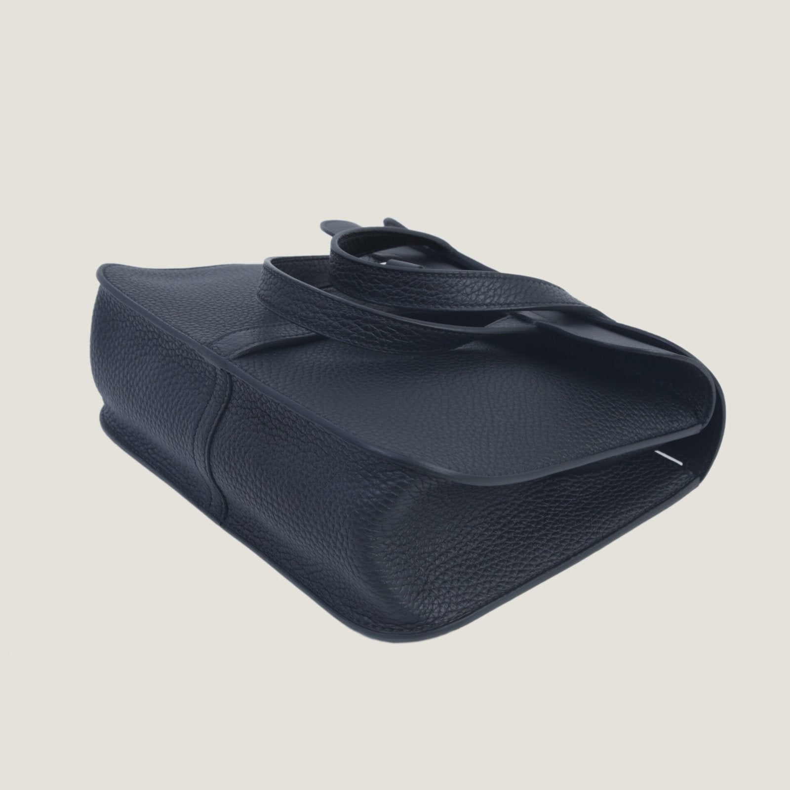 25cm Black Soft Grain Calfskin Handbag - Arvelle Paris