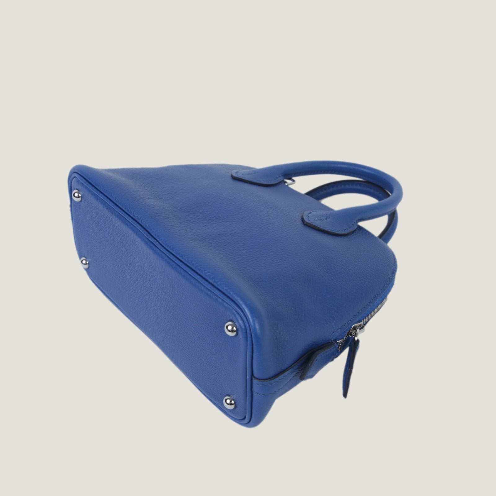 Mini 1923 Bleu France Evercolor Leather Handbag - Arvelle Paris