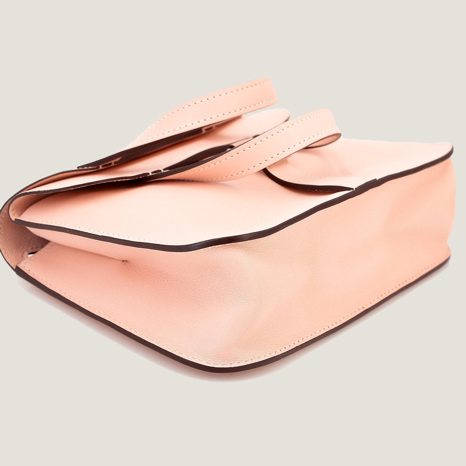 Mini 22cm Wild Rose Pink Smooth Calfskin Handbag - Arvelle Paris