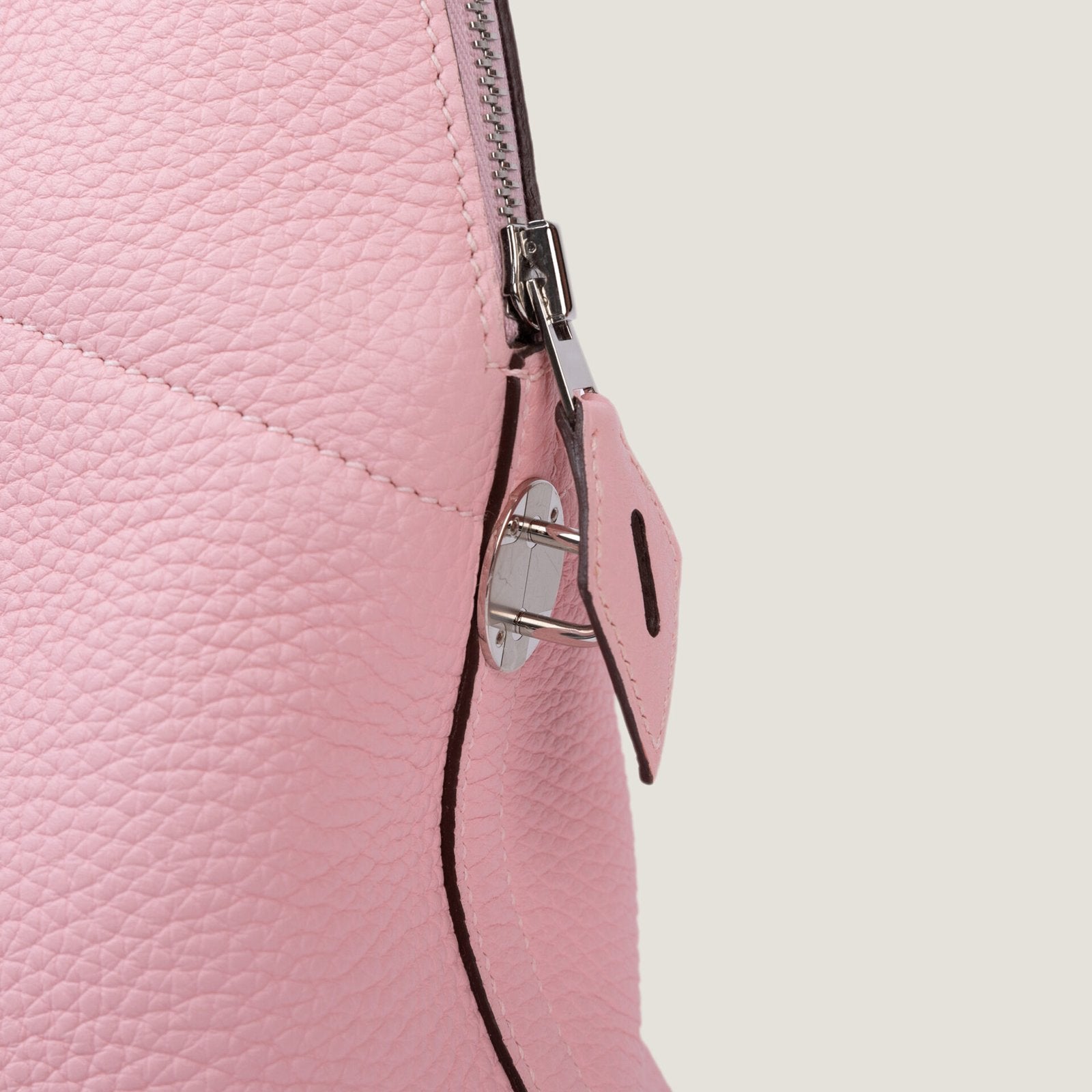 31cm Petal Pink Soft Grain Calfskin Handbag - Arvelle Paris