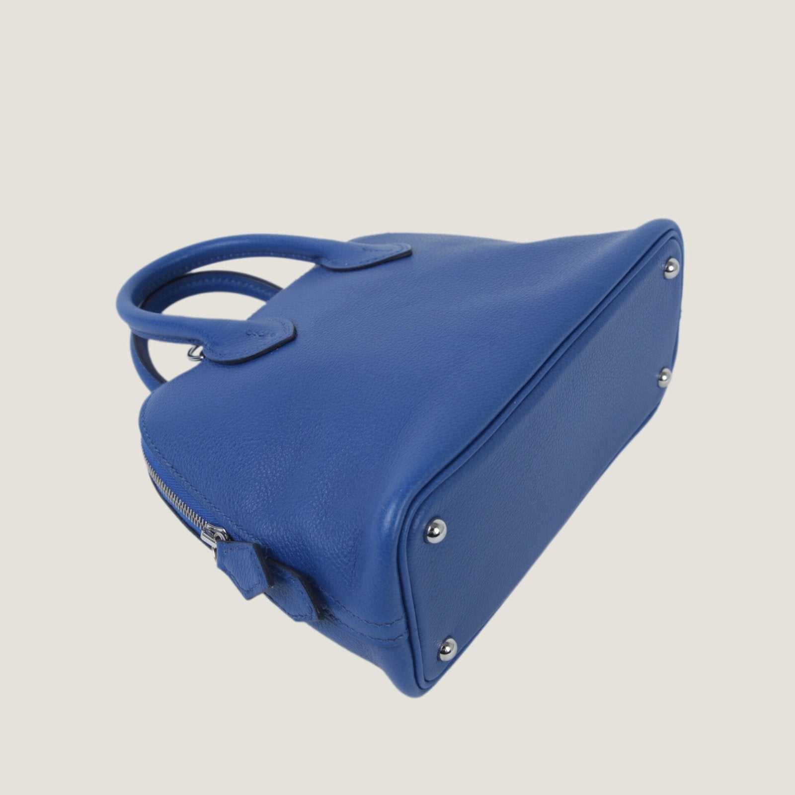 Mini 1923 Bleu France Evercolor Leather Handbag - Arvelle Paris