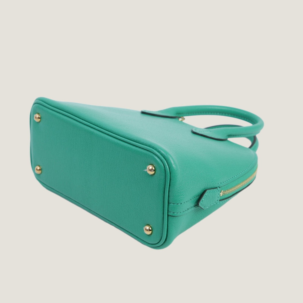 Mini 1923 Menthe Chevre Leather Handbag - Arvelle Paris