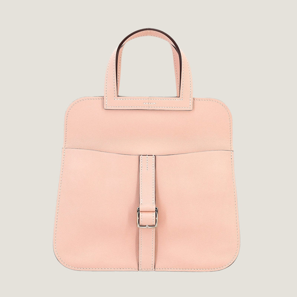 Mini 22cm Wild Rose Pink Smooth Calfskin Handbag - Arvelle Paris