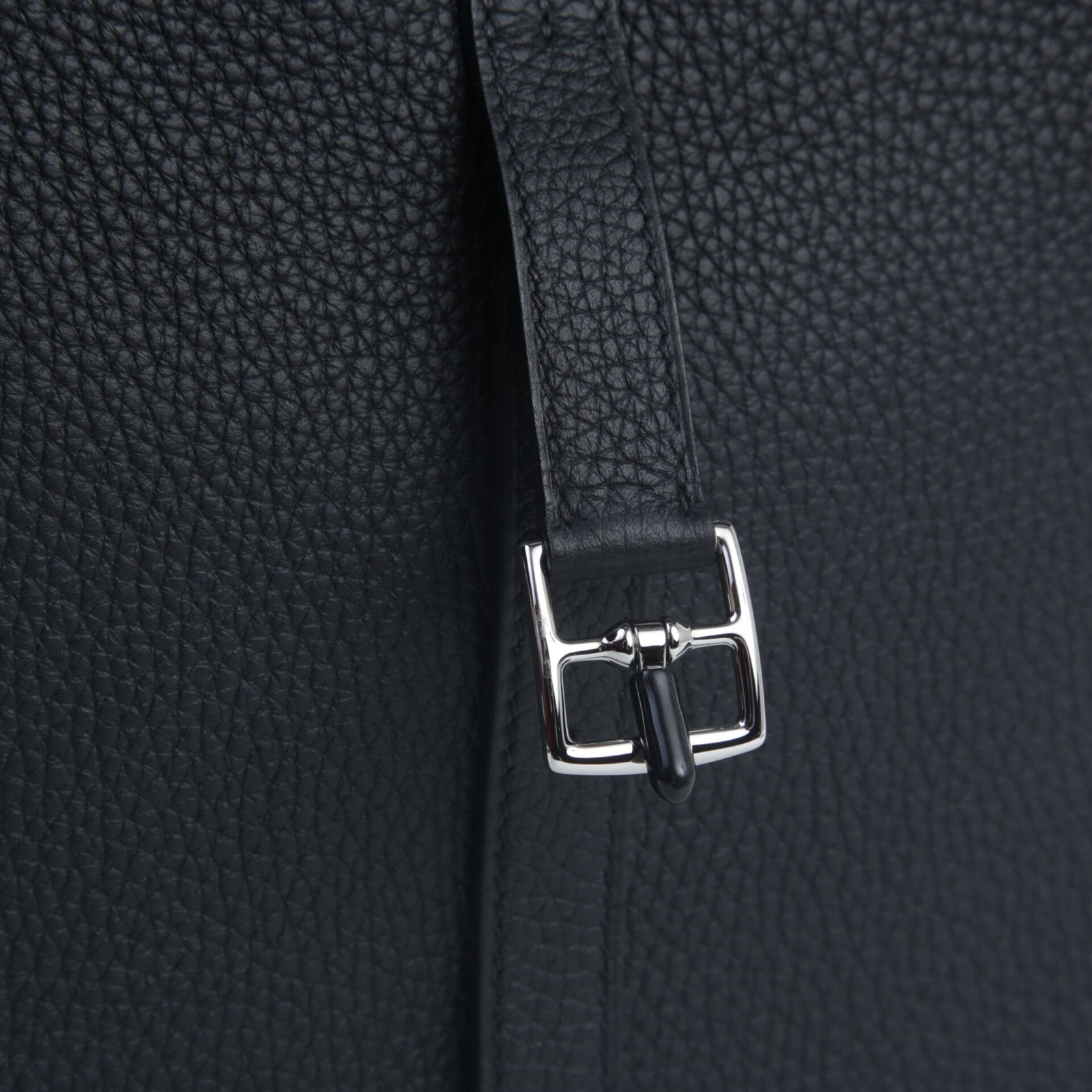 25cm Black Soft Grain Calfskin Handbag - Arvelle Paris