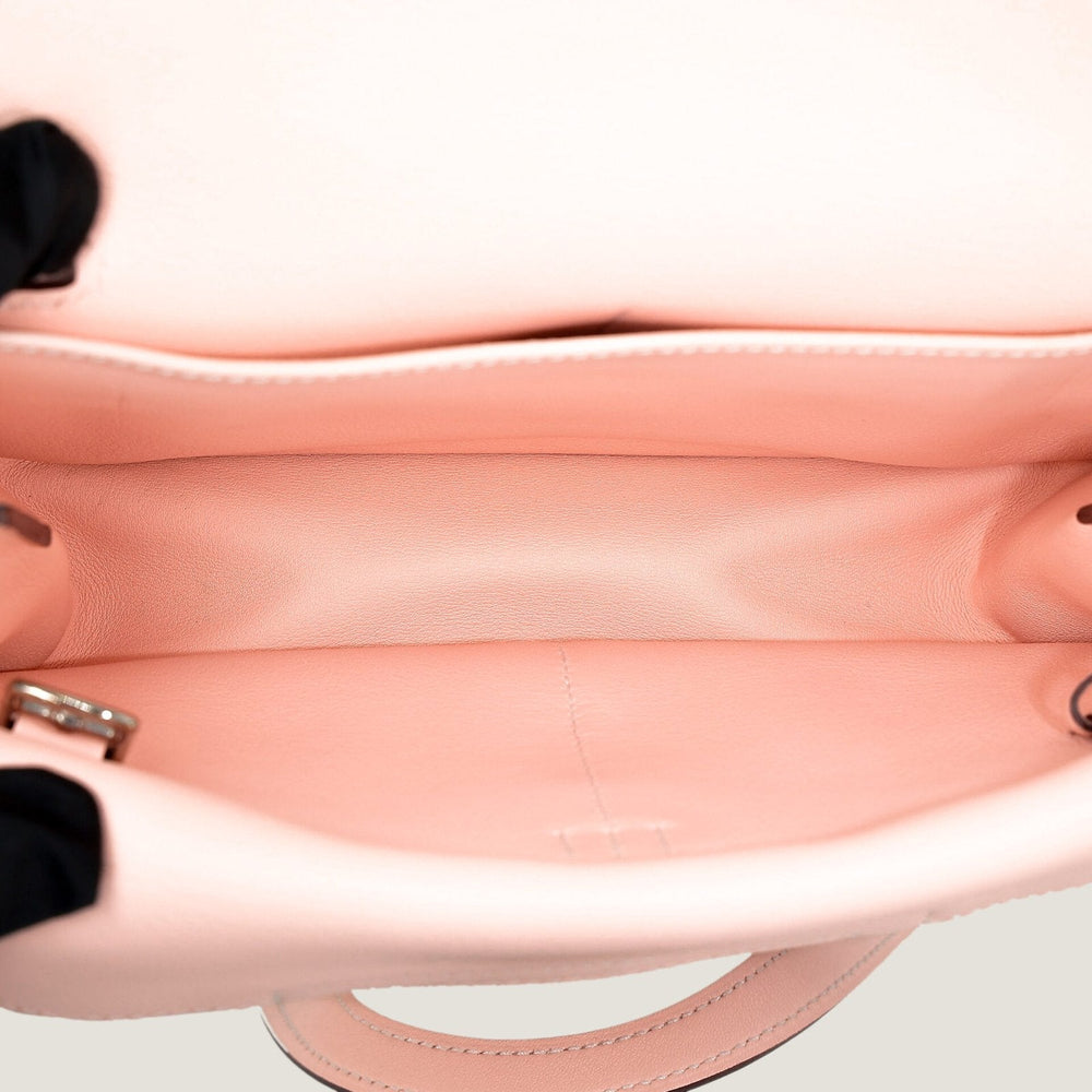 Mini 22cm Wild Rose Pink Smooth Calfskin Handbag - Arvelle Paris