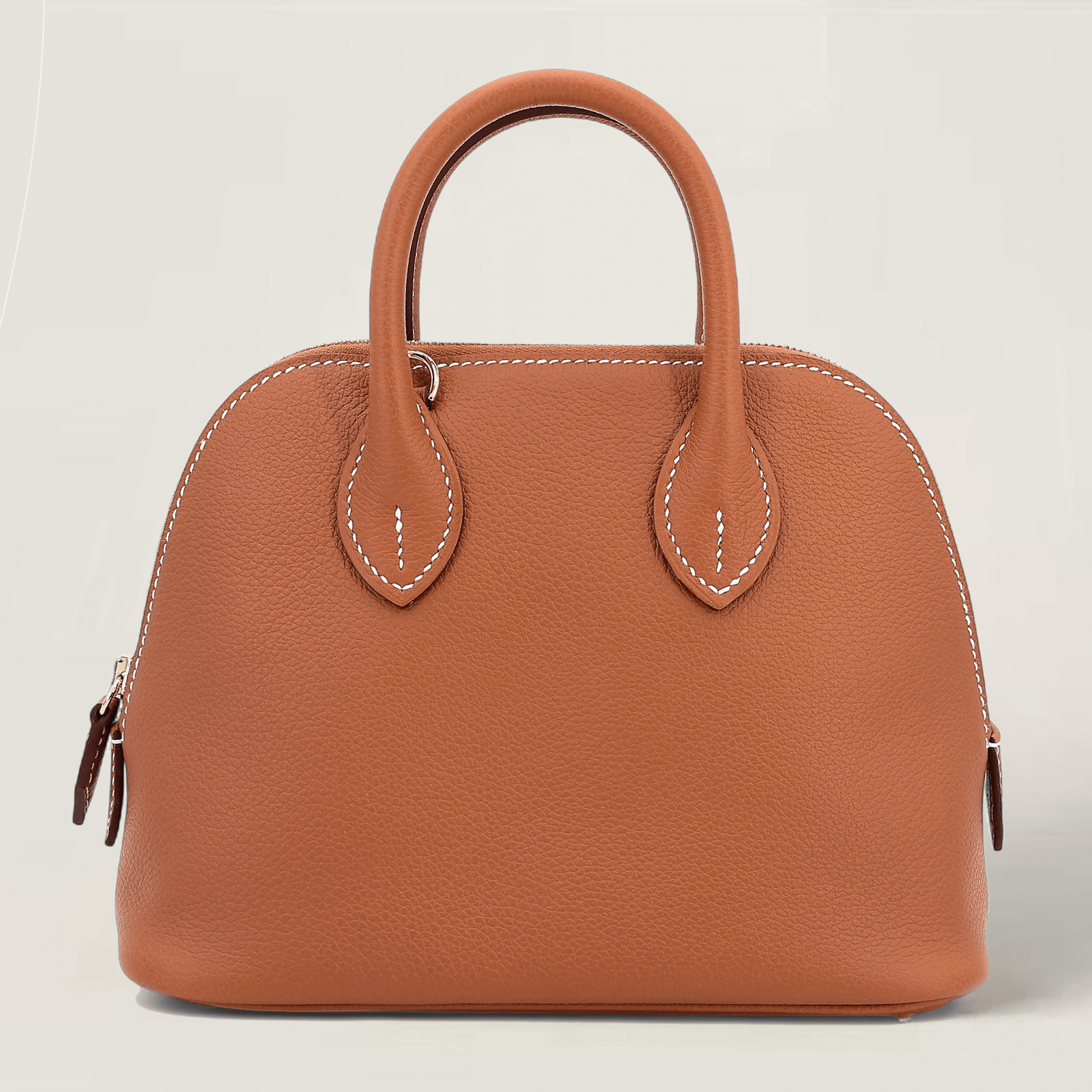 Mini Champagne Gold Smooth Calfskin Handbag - Arvelle Paris