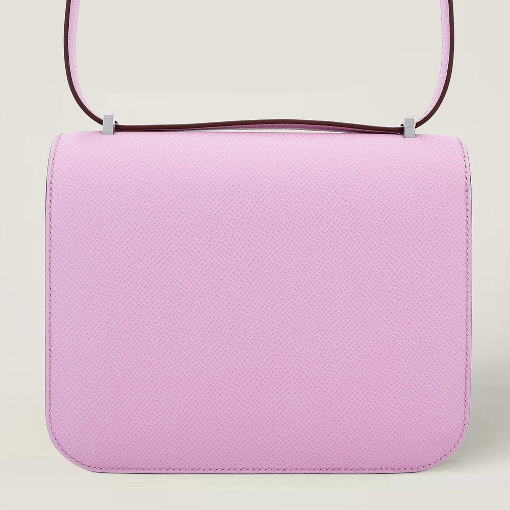 Arvelle Crossbody 19 Woodland Mauve Cross-Grain Calfskin - Arvelle Paris