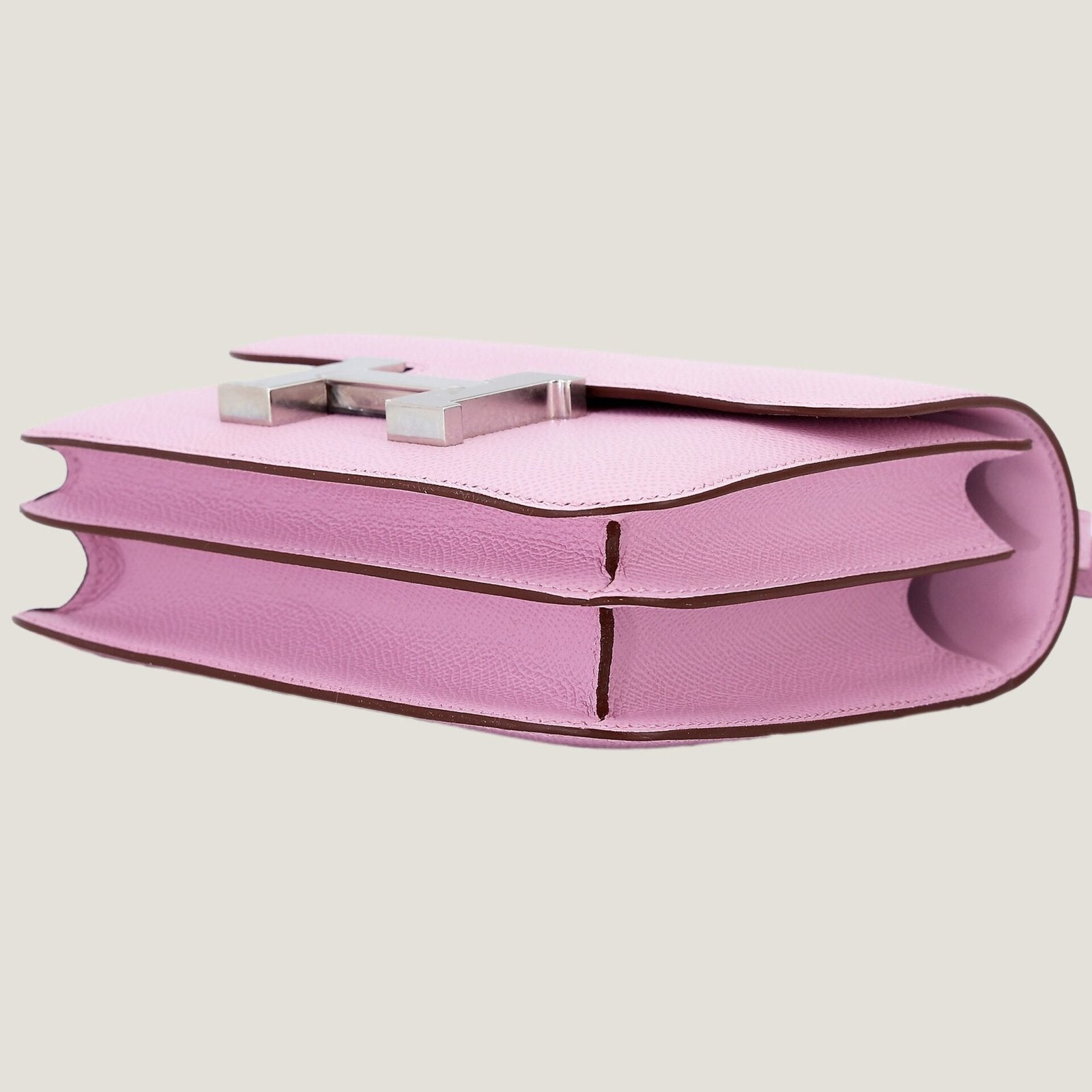 Arvelle Crossbody 19 Woodland Mauve Cross-Grain Calfskin - Arvelle Paris