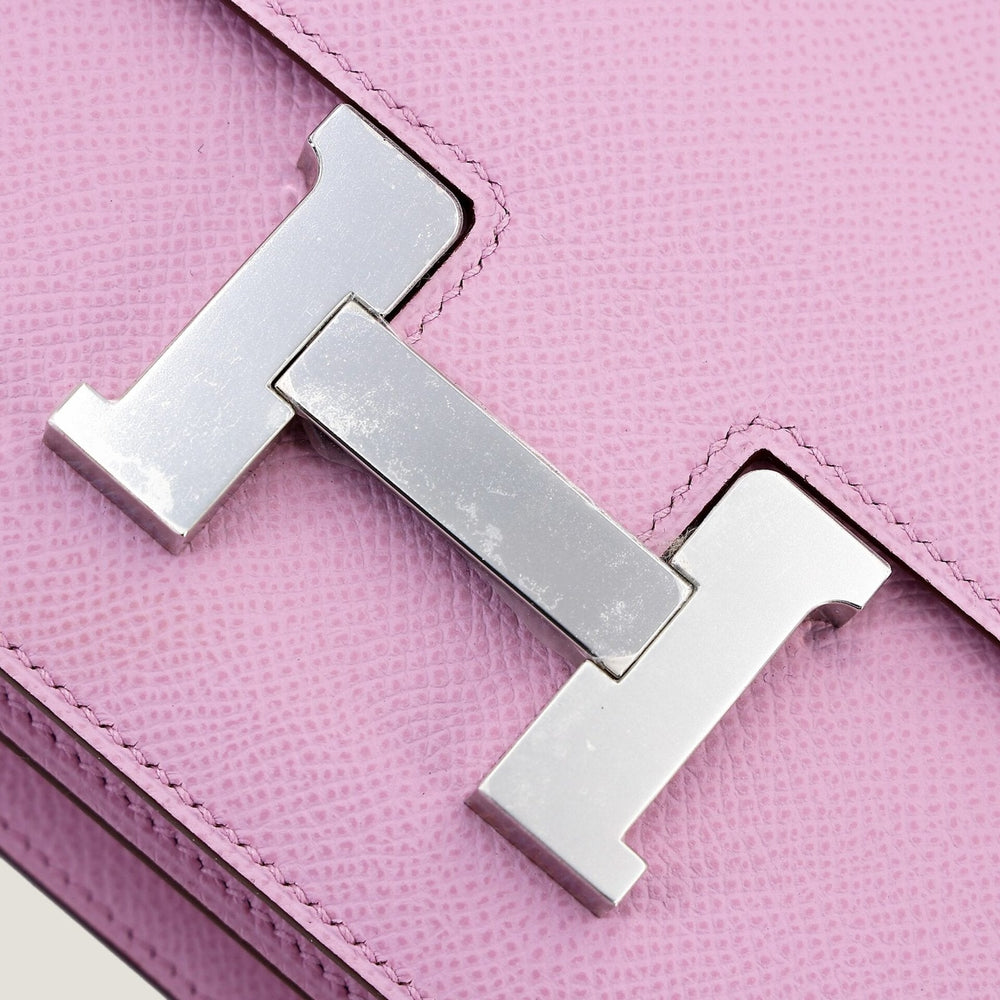 Arvelle Crossbody 19 Woodland Mauve Cross-Grain Calfskin - Arvelle Paris